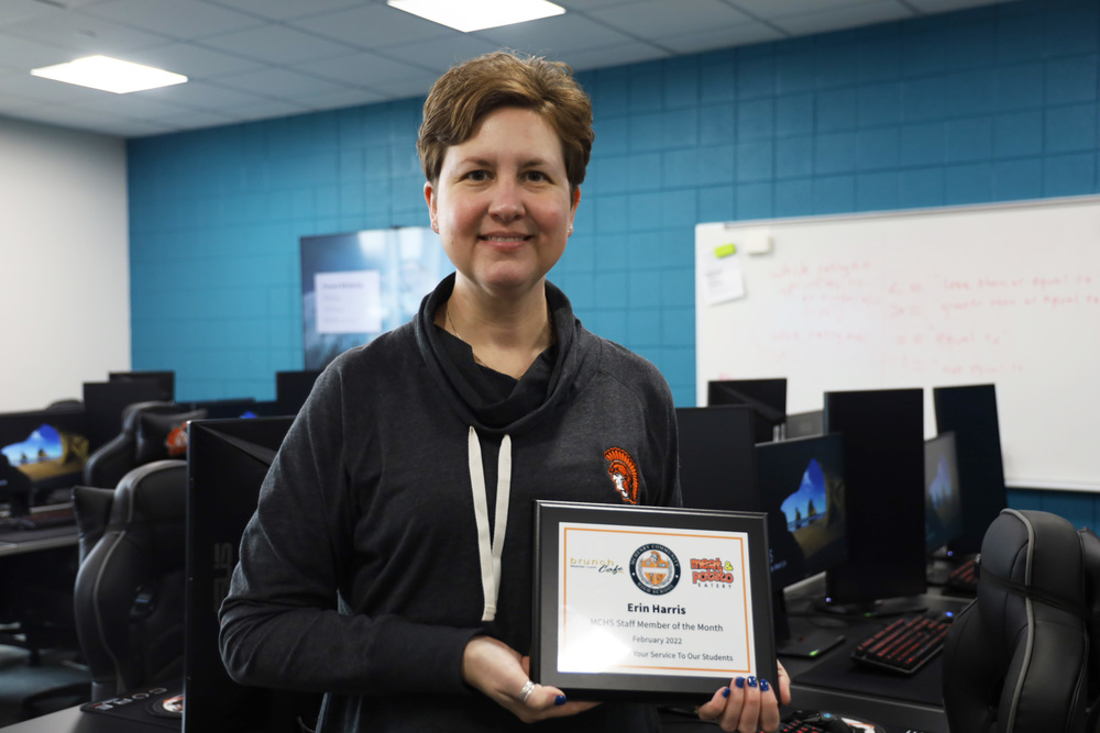 Erin Harris, Staff Member of the Month for February