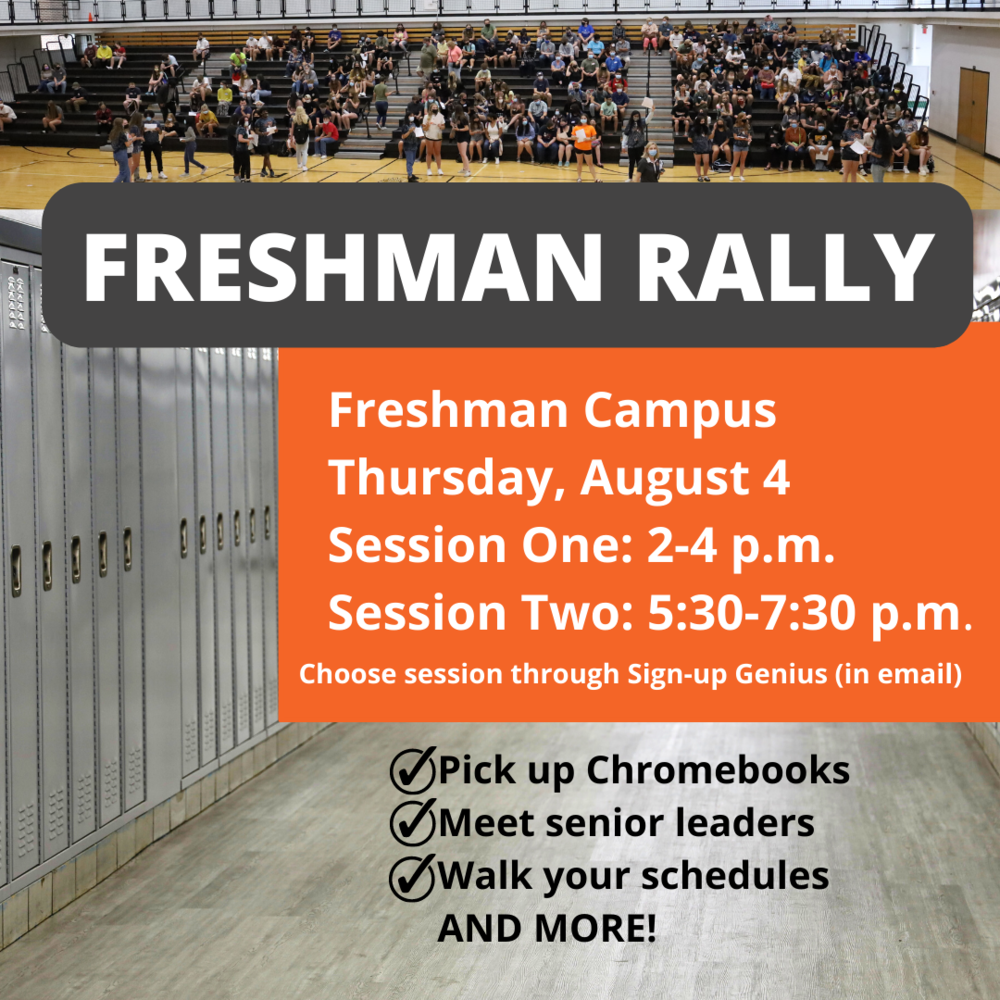 Rally for incoming Freshman held at MCHS Freshman Campus