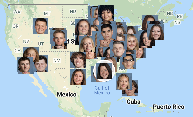 Postsecondary map for Class of 2022