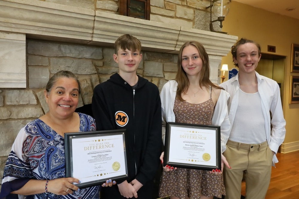 MCHS students and staff earn awards from school PR association