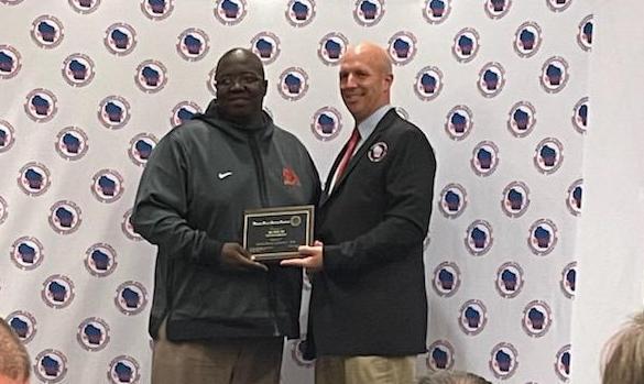 Joel Beard recognized for Wisconsin District V Athletic Director of the Year