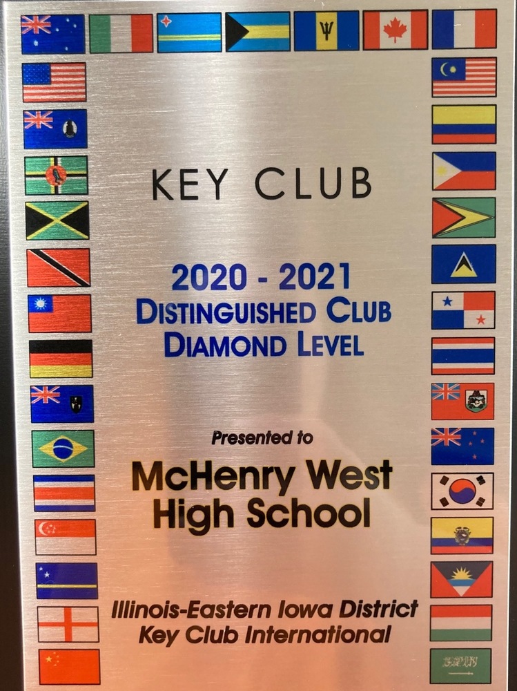 Key Club Distinguished Club Award