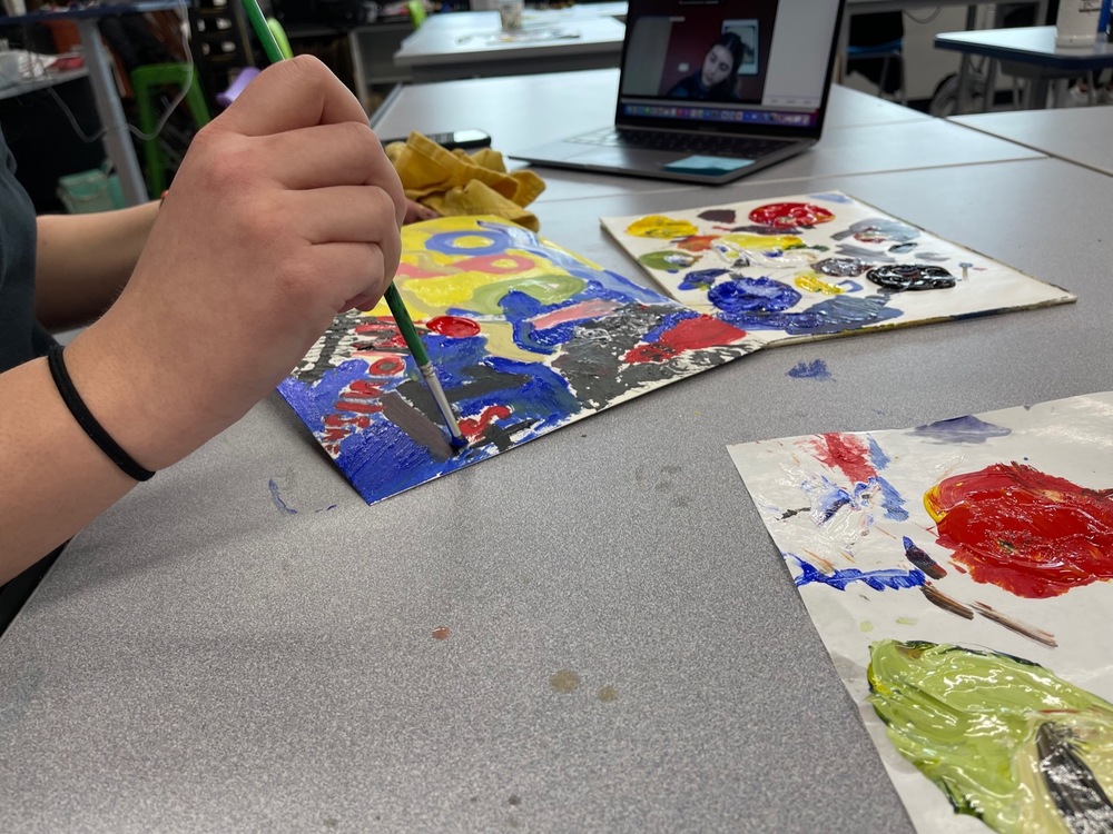 AP psychology students used art to learn about personalities