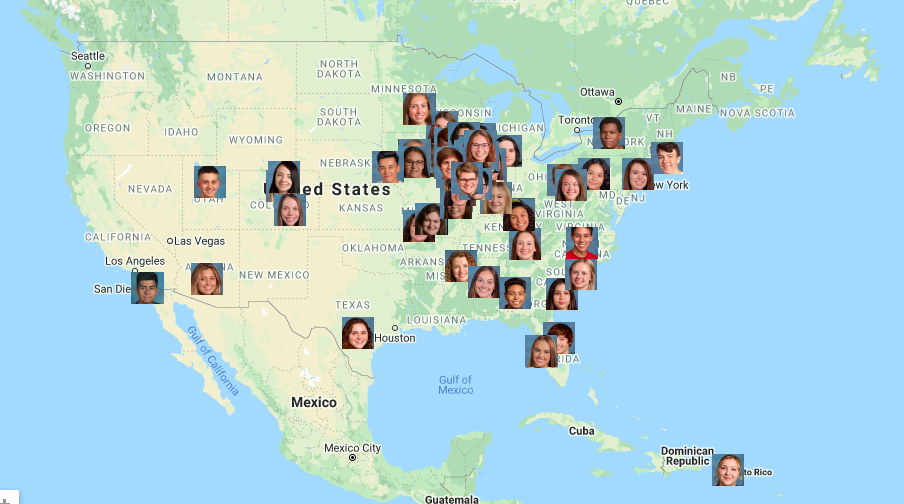 Class of 2021 Postsecondary Map