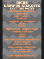 MCHS sets kickoff events for the 2021-22 school year