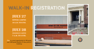 MCHS plans walk-in registration events for July 27-28
