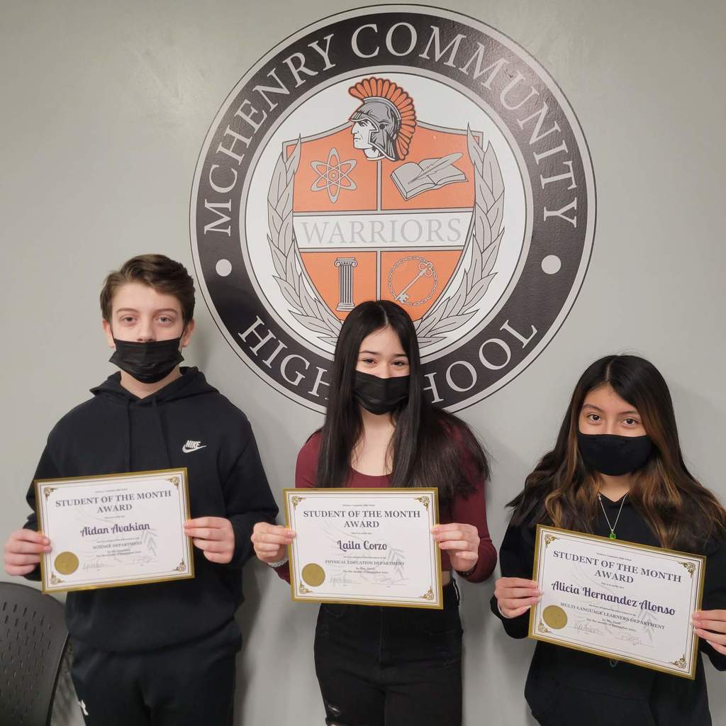 Students of the Month- December 2021