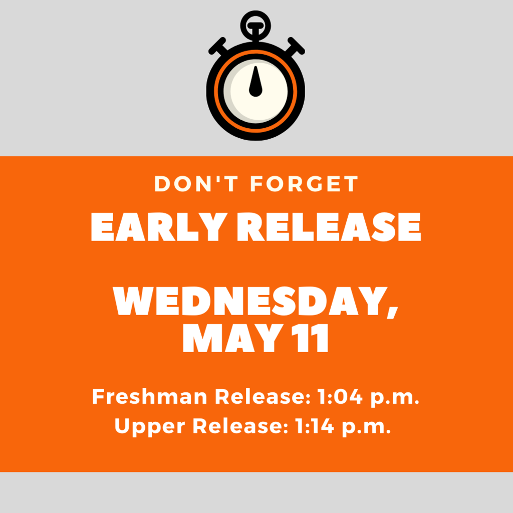 Early Release, Wednesday, May 11