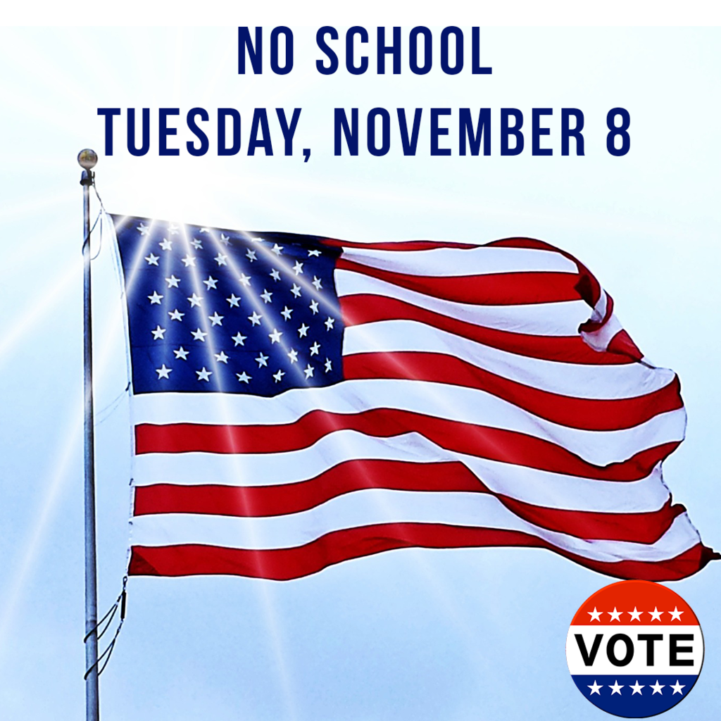 No school Tuesday, November 8