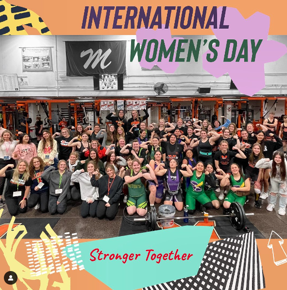 Girls teams and volunteers wee honored for International Women's Day