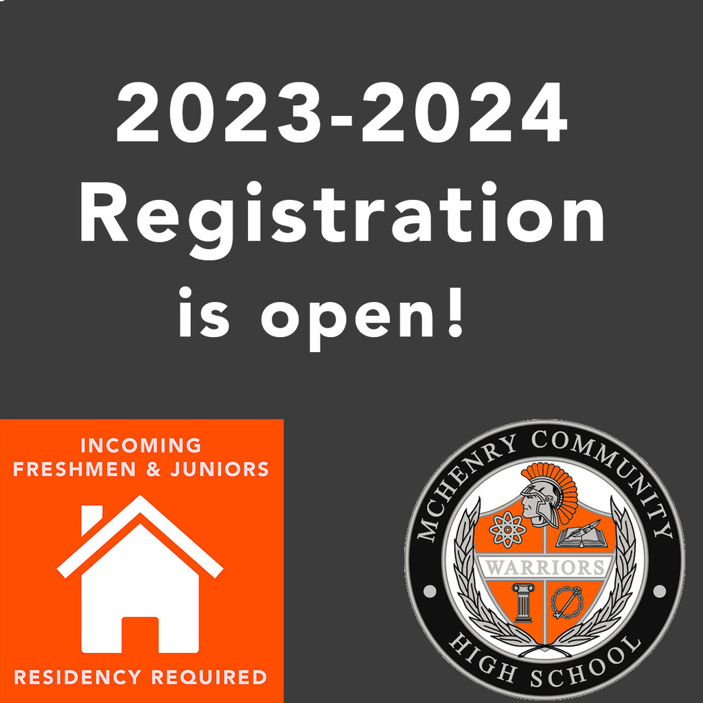 2023-2024 Registration is open! Incoming freshmen and juniors residency required.