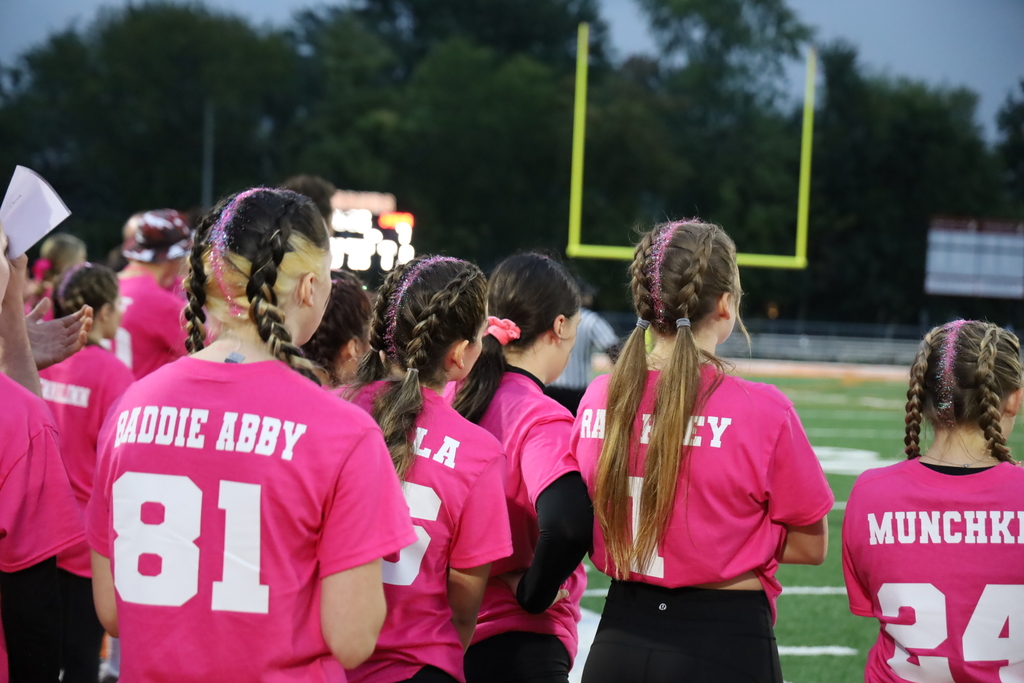Seniors players with pink in their braids
